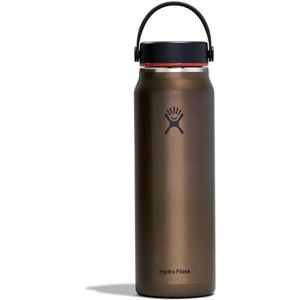 HYDRO FLASK - Lightweight Water Bottle 946 ml (32 oz) Trail Series - Vacuum Insulated Stainless Steel Reusable Water Bottle with Leakproof Flex Cap - Wide Mouth - BPA-Free - Obsidian