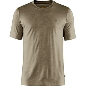 Fjallraven Abisko Wool SS M Heren T-Shirt Light Olive, S