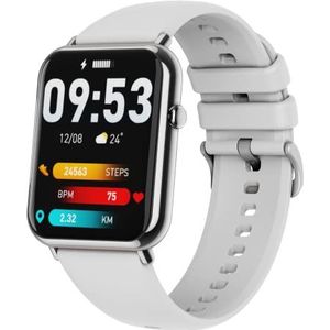 Smartwatch met verschillende functies, compatibel met Android en iOS, GPS-smartwatch, bloedzuurstofdetectie, wit 19