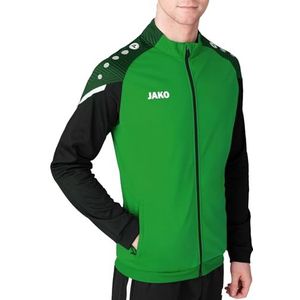 JAKO Performance polyester jas voor heren, Groen/Zwart