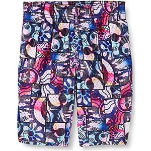 arena B Scary Jr Long Bermuda-shorts voor jongens, Zwart Multi