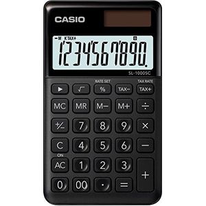 Casio SL 1000 SC BK rekenmachine, zwart