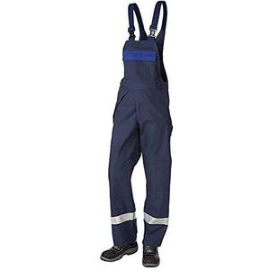 JAK Workwear 12-12003-046-128-90 model 12003 EN ISO 1149-5 antiflame tuinbroek, marine/koningsblauw, EU 70/128 maat, 90 cm binnenbeenlengte