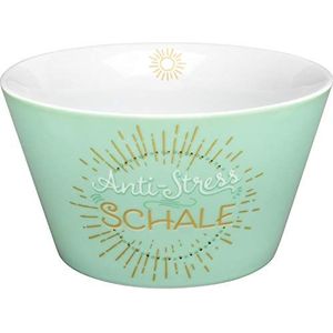 GRUSS & CO 47001 schaal anti-stress, porselein, 60 cl, goudprint
