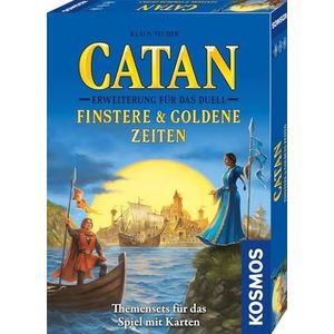 Kosmos Catan - Uitbreiding voor het Duel - Donkere & Gouden Tijden (Duits) - Strategiespel voor 2 spelers vanaf 10 jaar