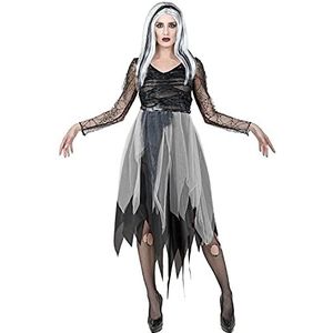 Widmann - Spiritueel spookkostuum, jurk, vreselijke geest, themafeest, Halloween