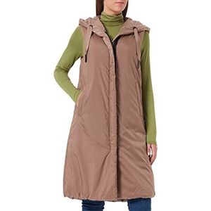 Taifun 240282-11630 outdoor vest, taupe, 44 dames, taupe, maat 44, Taupe