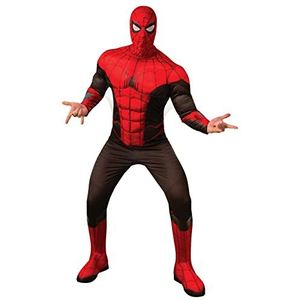 Rubies Marvel Spider-Man 3 No Way Home kostuum voor volwassenen, met stoffen masker, maat XL