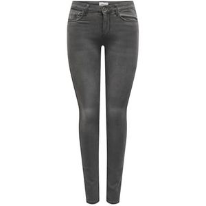 Only dames skinny jeans (7 stuks), donkergrijs denim, XL / 32L