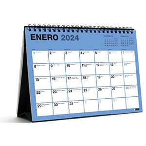 Miquelrius - Tafelkalender 18 maanden, van juli 2023 tot december 2024, DIN A5, gekleurd