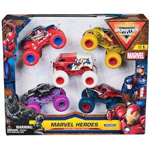 Monster Jam Speelgoedvoertuig vrachtwagen 1to64 Die Cast Marvel I