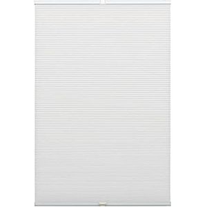 GARDINIA Plissé honingraatpatroon, concept, verduisteringsrolgordijn, thermo-verduistering, alle montageonderdelen EASYFIX, plissé met 2 bedieningsrails, wit, 70 x 130 cm (BxH)