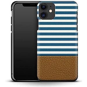 caseable Apple iPhone 11 telefoonhoes - premium beschermhoes met schokabsorberende binnenlaag & krasbestendig oppervlak - kleurrijk design & rondom print - Nautical