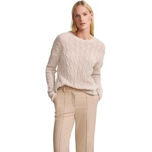 bugatti Pull à col rond pour femme, Marron - 30, XL