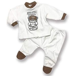 Character World Abbigliamento-Pigiama Pyjamaset voor baby's, jongens, beige (panna), maat 52 (fabrieksmaat: XX), beige (Panna)