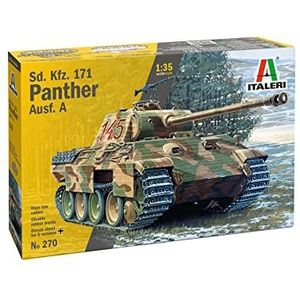 Italeri 0270S 1:35 Sd.Kfz. 171 Panther AUSF. A WA - modelbouw, bouwset, doe-het-zelf, vrije tijd, collage, bouwset van kunststof, trouw aan details