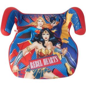 Dc Comics Good Girl autostoel groep 2-3 van 15 tot 36 kg kinderzitverhoger reizen superhelden Wonder Woman Batgirl Supergirl blauw rood blauw blauw rood blauw één maat
