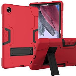 Beschermhoes voor Samsung Galaxy Tab A8 10,5 inch 2022 (SM-X200/X205/X207) met standfunctie voor Samsung Galaxy Tab A8 10,5 inch (25,7 cm), rood / zwart
