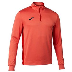 Joma Winner II Sweatshirt voor heren, Neon Oranje - Zwart