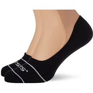 Levi's Sport Low Rise Footie Foot (2 stuks) Unisex, zwart.
