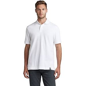 G-Star Raw Essential poloshirt heren polo, wit (wit D287-110), S, wit (wit D287-110)