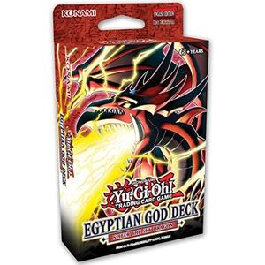 Yu-Gi-Oh! Egyptian God Deck - Slifer The Sky Dragon | Age 6+ | 40 Cards | Tokens & Thunderforce Attack!