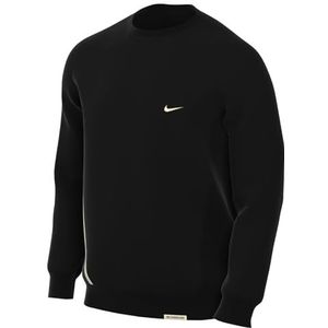 Nike Men's Long Sleeve Top M Nk Df Std Issue Crew, Black/Pale Ivory, DQ5820-010, L