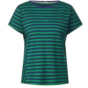 Cecil B320180 T-shirt met korte mouwen voor dames, Oceaan Blauw