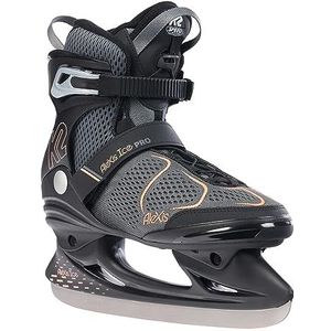 K2 Alexis Ice Pro Skates dames schaatsen, zwart/antraciet-koraal, maat 41,5