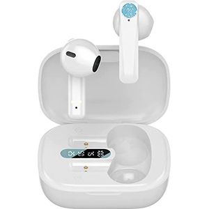 Draadloze bluetooth-hoofdtelefoon met ruisonderdrukking, hifi-stereogeluid, IPX7 waterdicht, touch-bediening, 30 uur speeltijd, voor Xiaomi iPhone, Samsung en Huawei