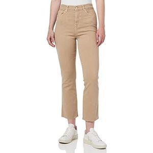 7 For All Mankind Kick Slim damesbroek, beige, 30, Beige