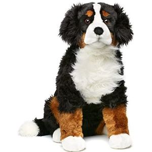 Uni-Toys - Berner Sennenhond Ben, zittend - 57 cm (hoogte) - pluche dier hond - pluche - knuffel