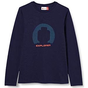 Lego Wear Lwtobias Explorer shirt met lange mouwen voor jongens donkerblauw (590), 92, donkerblauw (590)