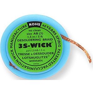 Spirig WICK2.2-1.5 3S-Wick desoldeerdraad 2,2 mm x 1,5 m antistatisch
