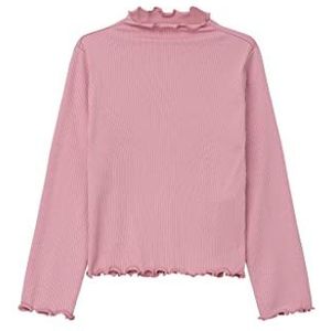 s.Oliver T-shirt met lange mouwen voor meisjes en meisjes, kleur: roze, 104-110, Kleur: roze.