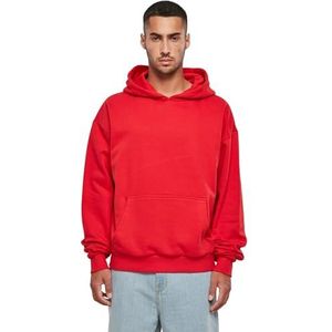 Build Your Brand Extra sterke katoenen hoodie voor heren, Stedelijk rood