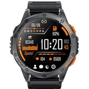 SMARTY 2.0 Digitaal automatisch herenhorloge met siliconen armband SW094A, zwart, modern, zwart., Modern