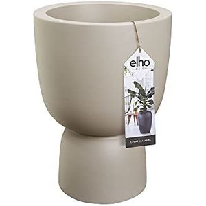 Elho Pure Coupe 41 - Bloempot voor binnen en buiten - Ø 41,3 x H 57,9 - beige/evenwichtig beige