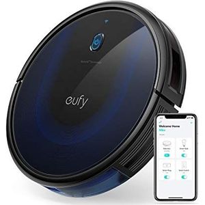 eufy by Anker zuigrobot RoboVac 15C MAX, robotstofzuiger met BoostIQ technologie, 2000Pa zuigkracht met WLAN-connectiviteit, extreem slank, geluidsarm, voor harde vloeren tot middelhoge tapijten