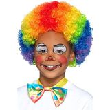 Smiffy's 48837 clownpruik, uniseks, meerkleurig, Eén maat