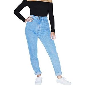 American Apparel Jeans met hoge taille voor dames, Lichte wassing