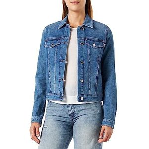 Love Moschino Trucker-jas voor dames, Medium blauwe denim