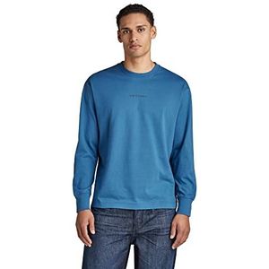 G-STAR RAW Boxy Base T-shirt voor heren, Blauw (Retro Blue 4561-937)