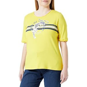 Samoon T-shirt pour femme, Motif soleil clair, 48