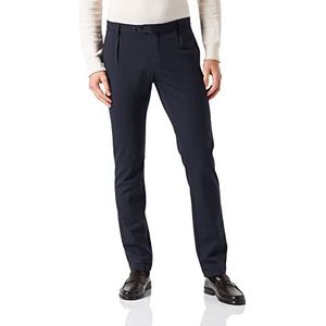 Hackett London Casual chino broek van tropische wol voor heren, 595navy