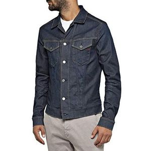 Replay Jeansjas voor heren, blauw (Dark Blue 7), XS, Blauw (Donkerblauw 7)