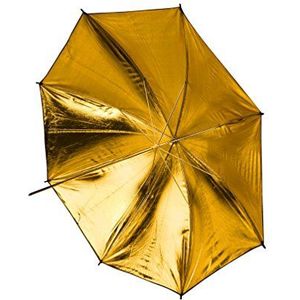 Bresser SM-10 Reflecterende paraplu, 109 cm, goud/wit/zwart
