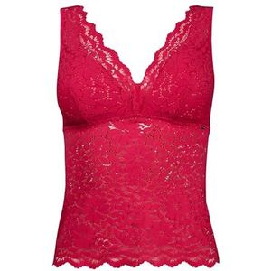 Skiny Débardeur pour femme avec coussinets amovibles Wonderfulace, rouge, 46