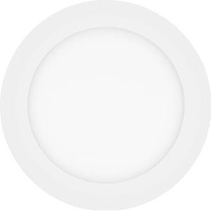 EGLO connect.z Fueva-Z led-inbouwspot, extra plat, Ø 165 mm, ZigBee inbouwlamp, app- en spraakbediening, warmwit - koud, dimbaar, wit, IP44