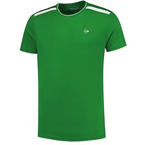 Dunlop Sports Club Tennis Shirt voor heren, Groen/Wit